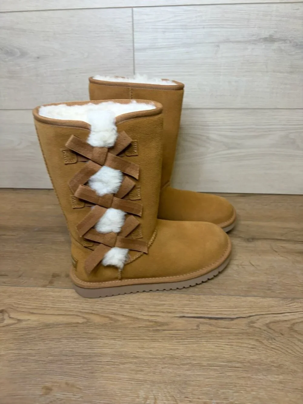 Koolaburra by Ugg Women Victoria Tall Boots Chestnut Size 5